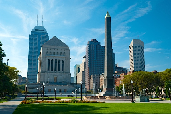 Indianapolis skyline at daytime