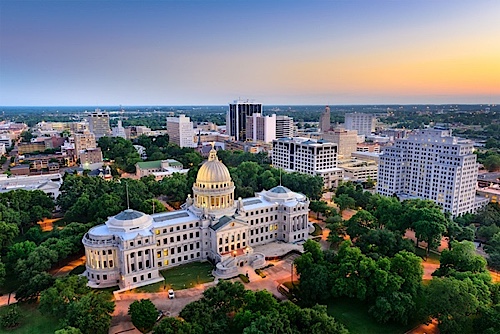 Jackson, Mississippi skyline